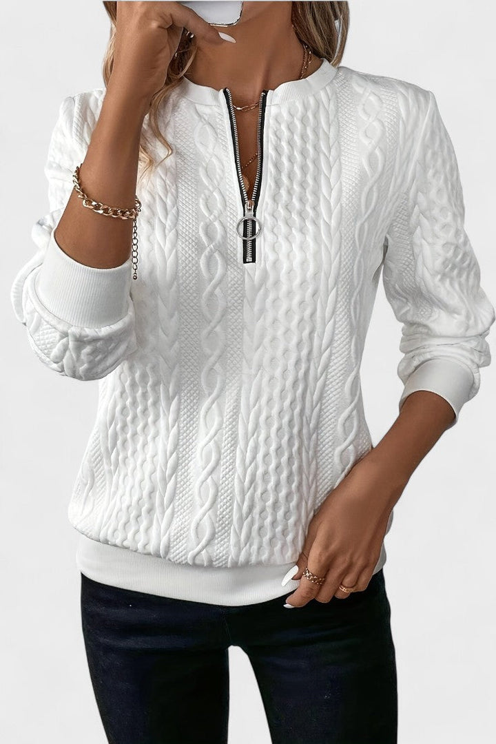 Nela™ | Svetr na zip pro ženy