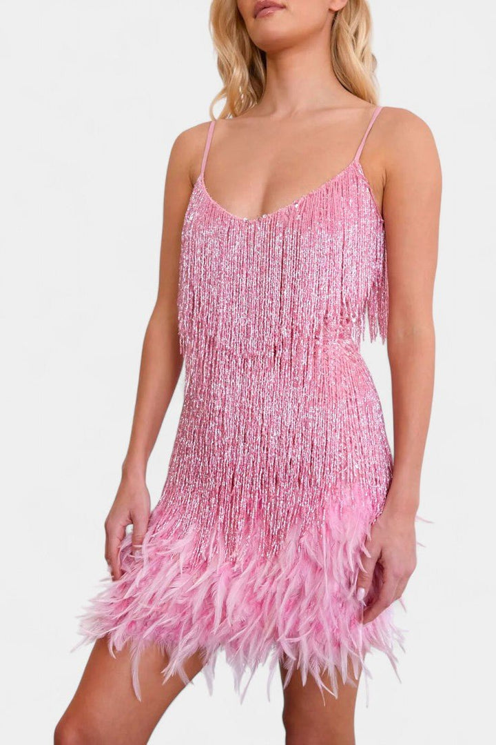 Adena Mini Peříčková Šaty™ | Stylové