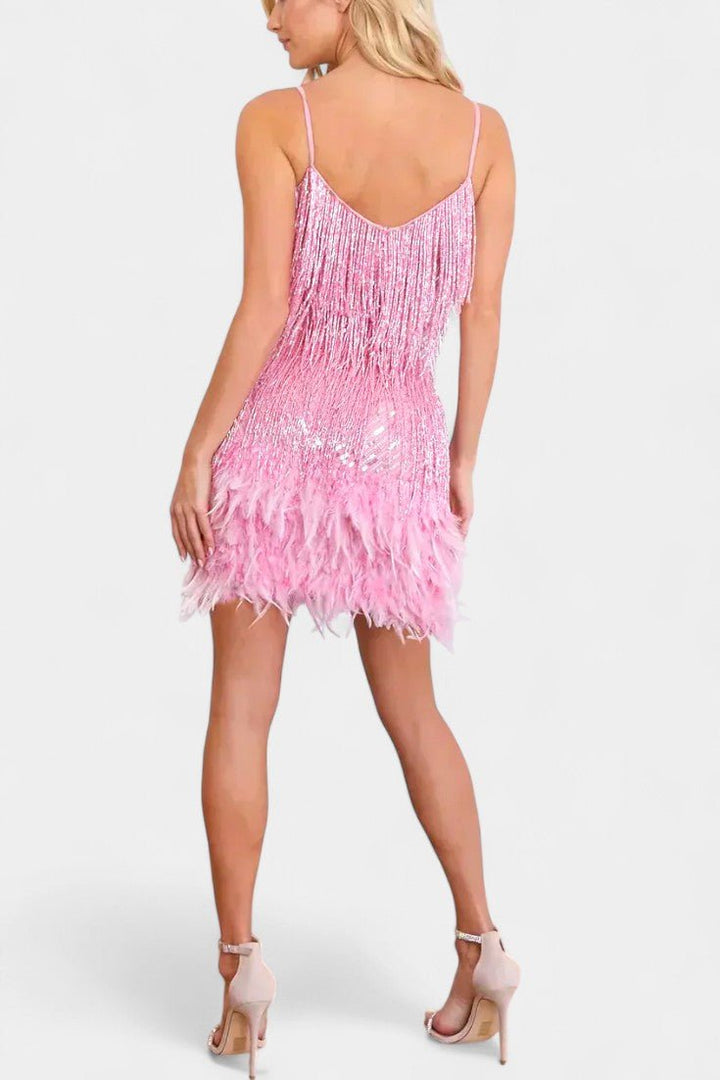 Adena Mini Peříčková Šaty™ | Stylové