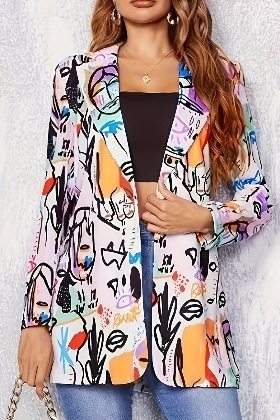 Avery - Stylový Graffiti Blazer