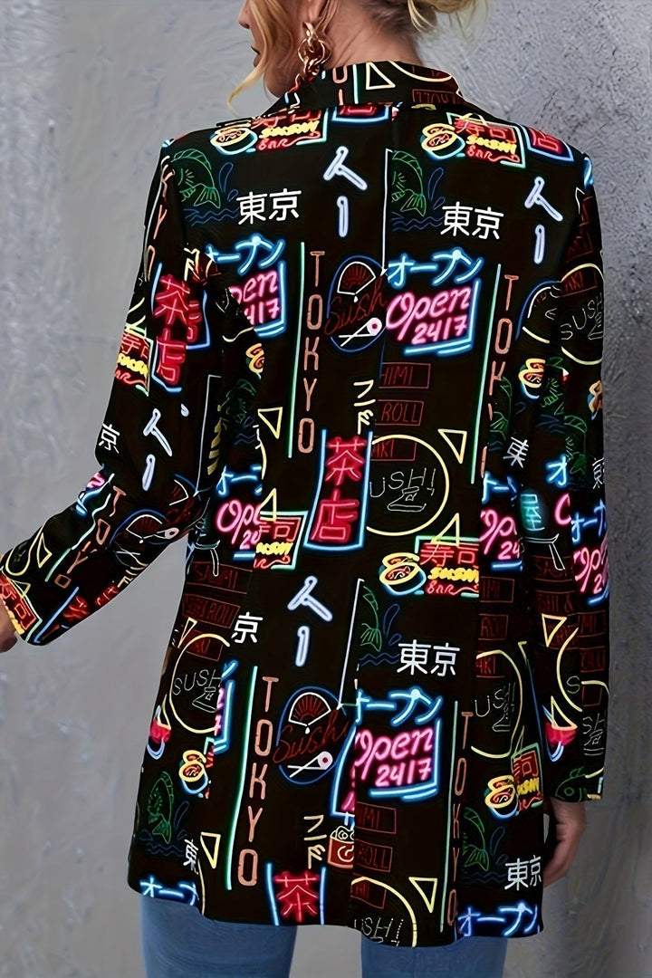Avery - Stylový Graffiti Blazer