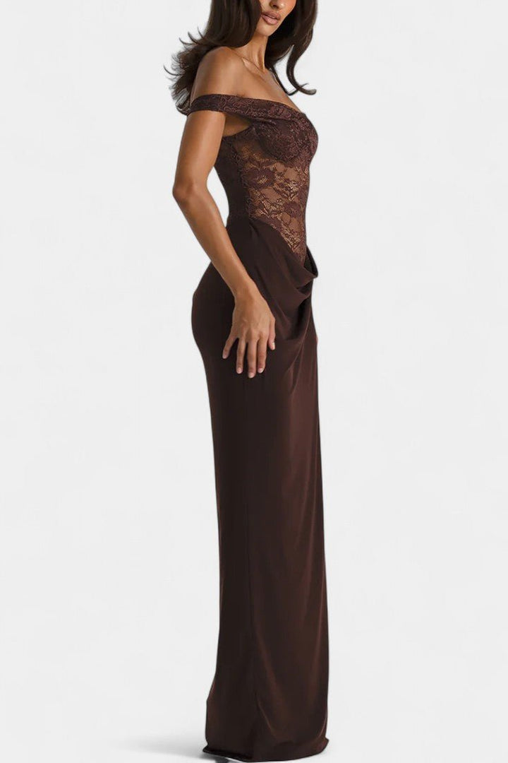 Castanza™ | Asymetrická krajková šaty