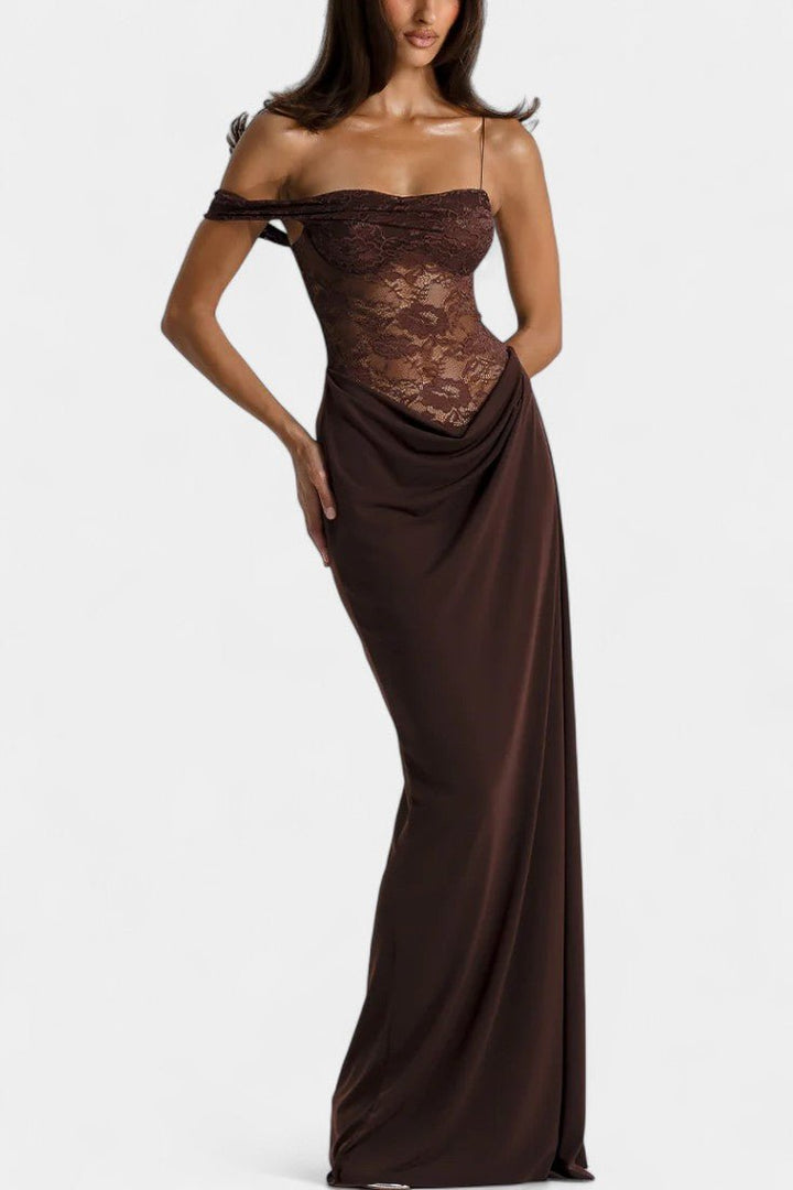 Castanza™ | Asymetrická krajková šaty