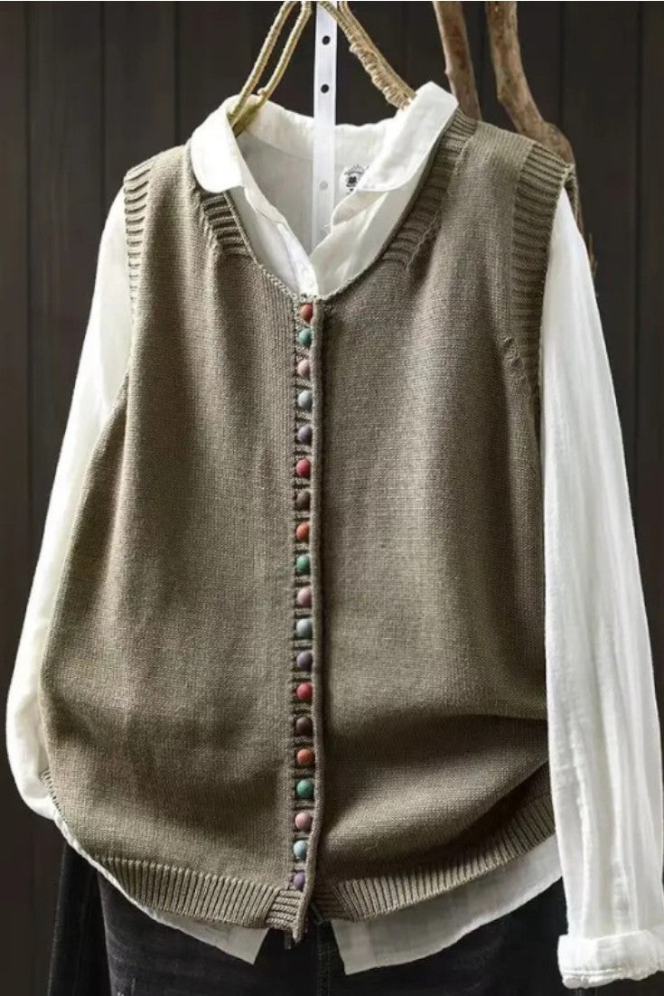 Karmen™ | Stylová Pletená Vesta