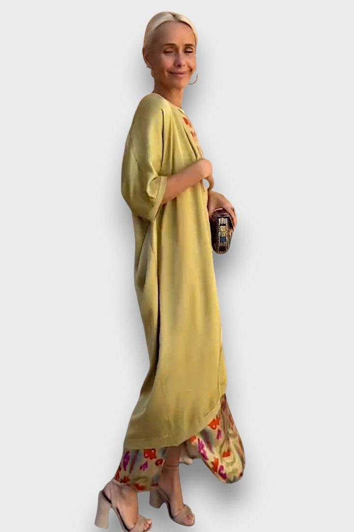 Květinové Dlouhé Šaty