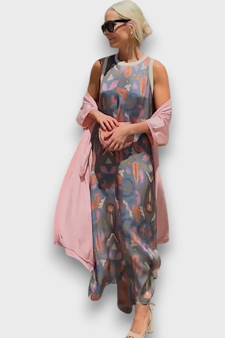 Květinové Dlouhé Šaty