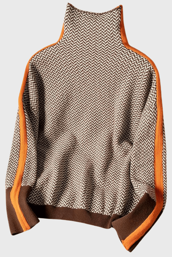 Leena™ Svetr s vysokým límcem