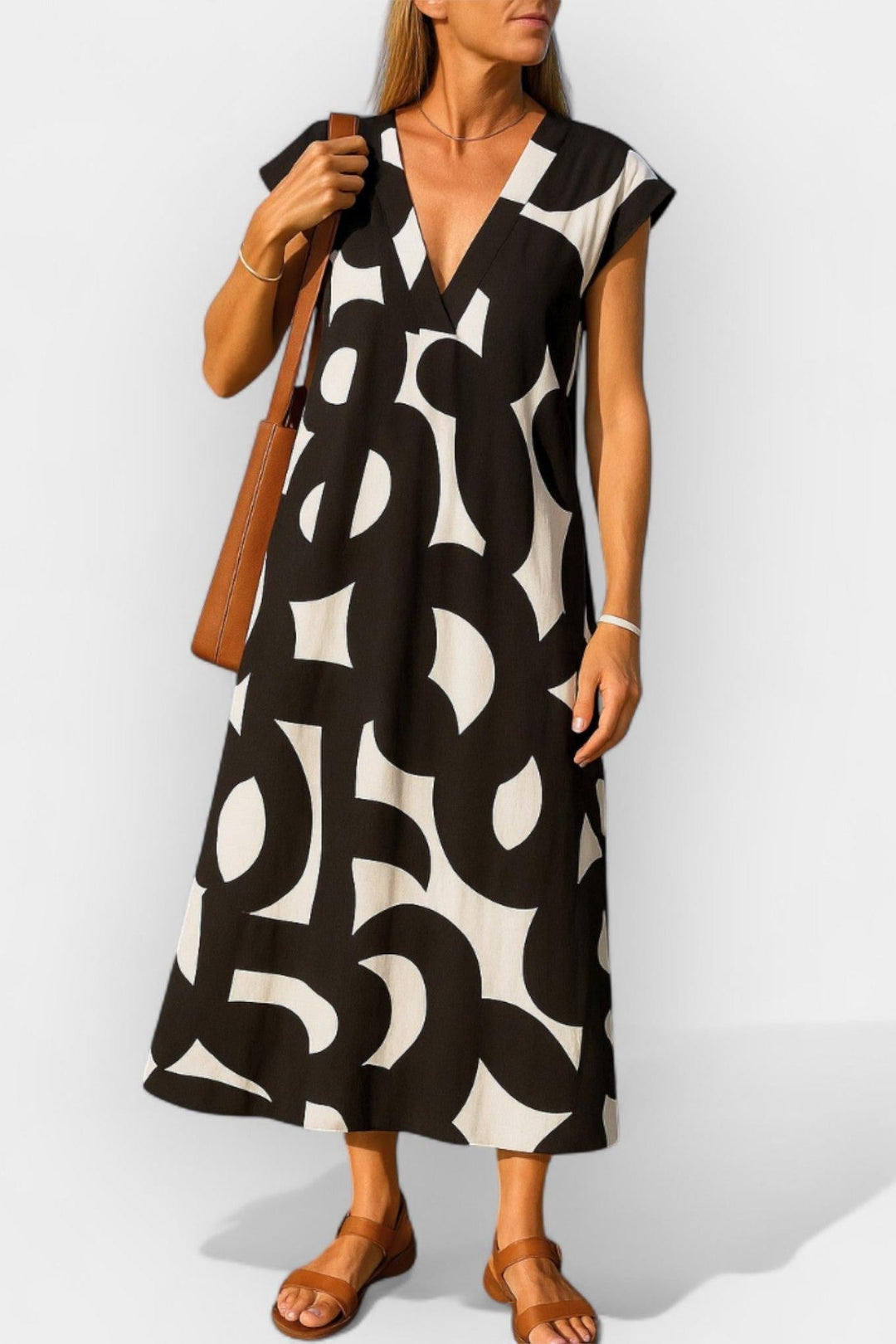 Lehká V-krční Šaty