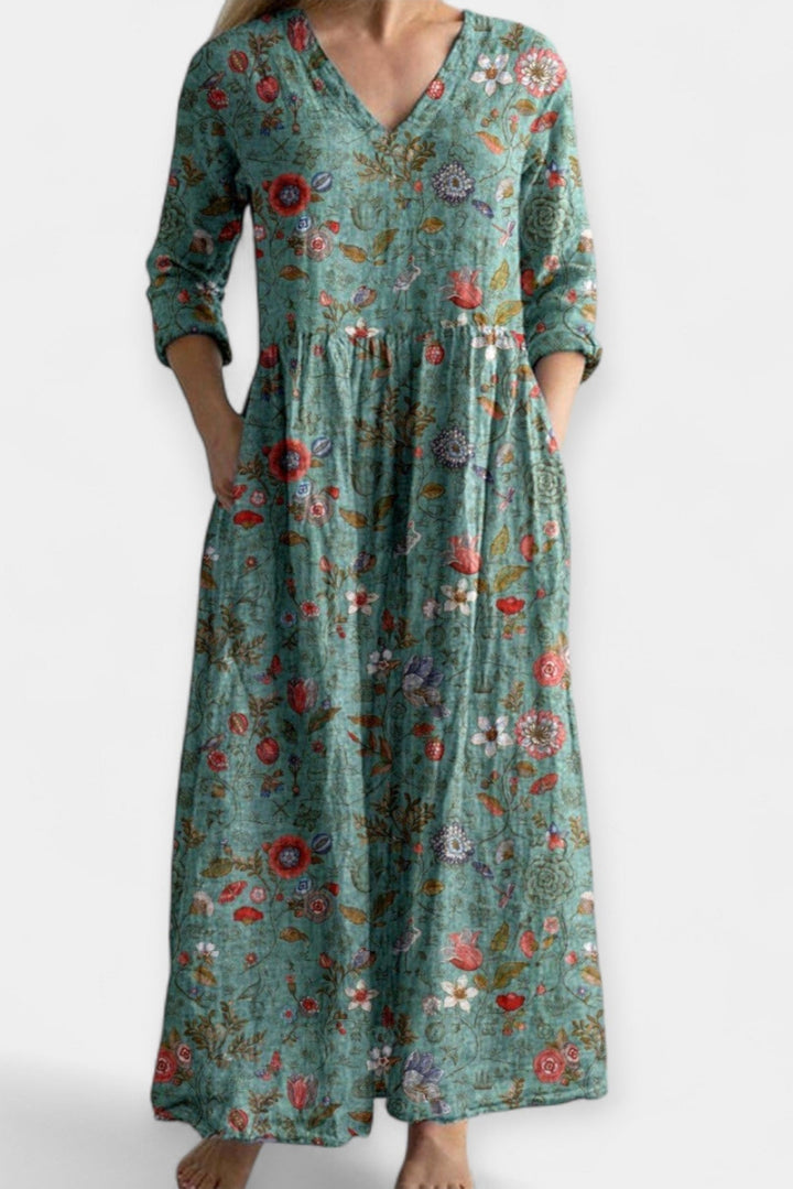 Lehké květinové šaty