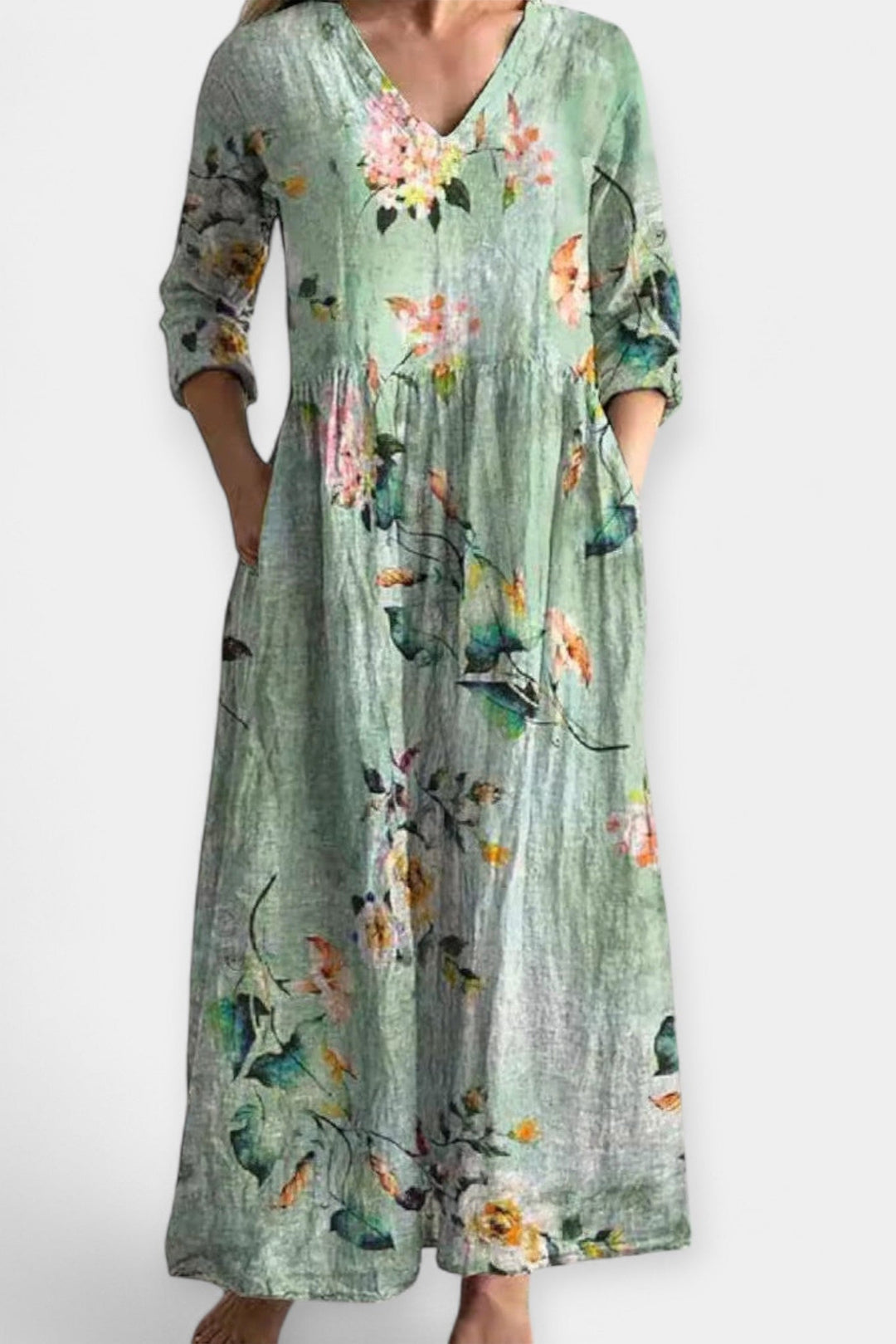 Lehké květinové šaty