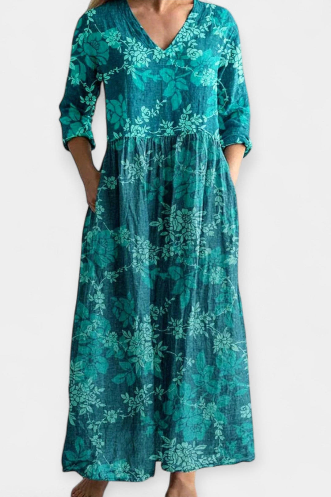 Lehké květinové šaty