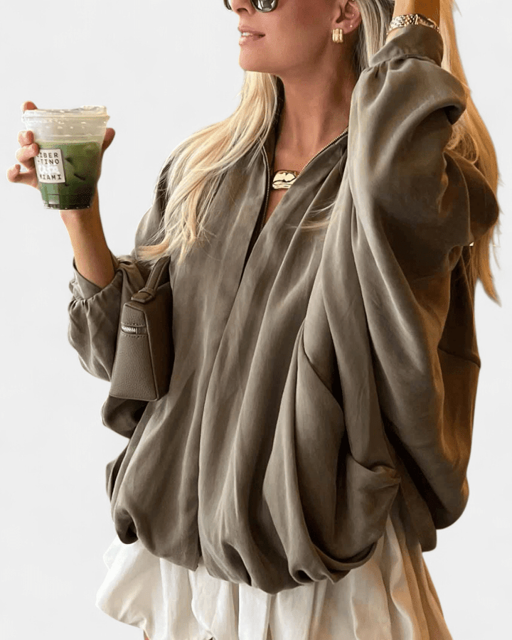 Maude - Olivově zelená bunda