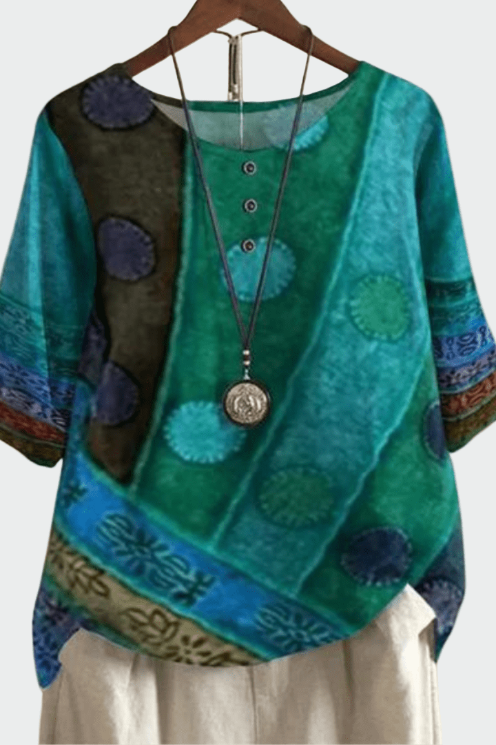 Měkké tričko s uměleckým motivem