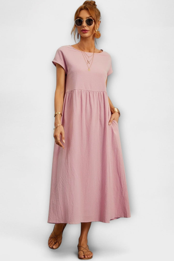 Minimekko s bočními kapsami