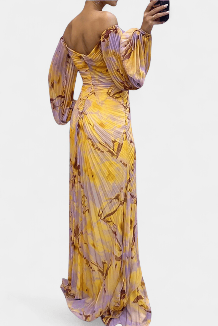 Quintessa™ | Barevné Plisované Maxi