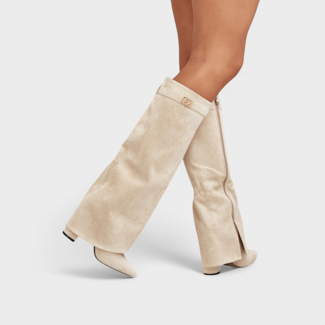 Raya | Stylové kozačky nad kolena