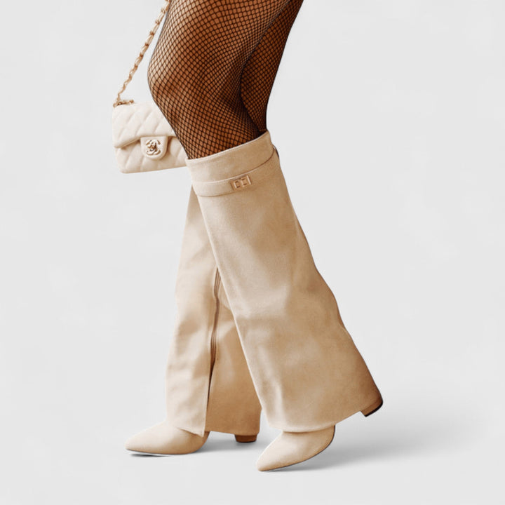 Raya | Stylové kozačky nad kolena