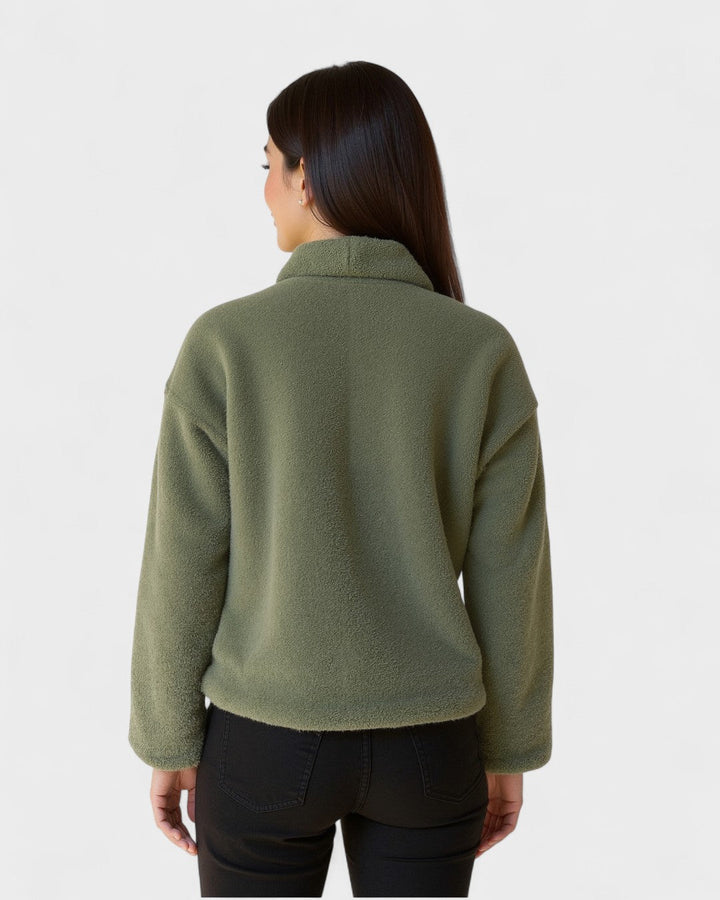 Selina™ Fleece bunda – Elegance v teple