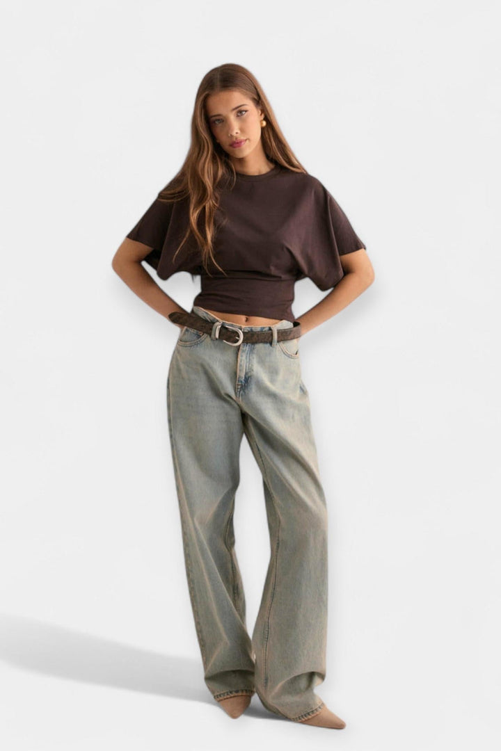 Tričko s pohodlnými širokými rukávy