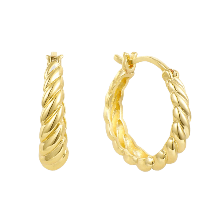 Náušnice Spirálové se Stylovým Twist