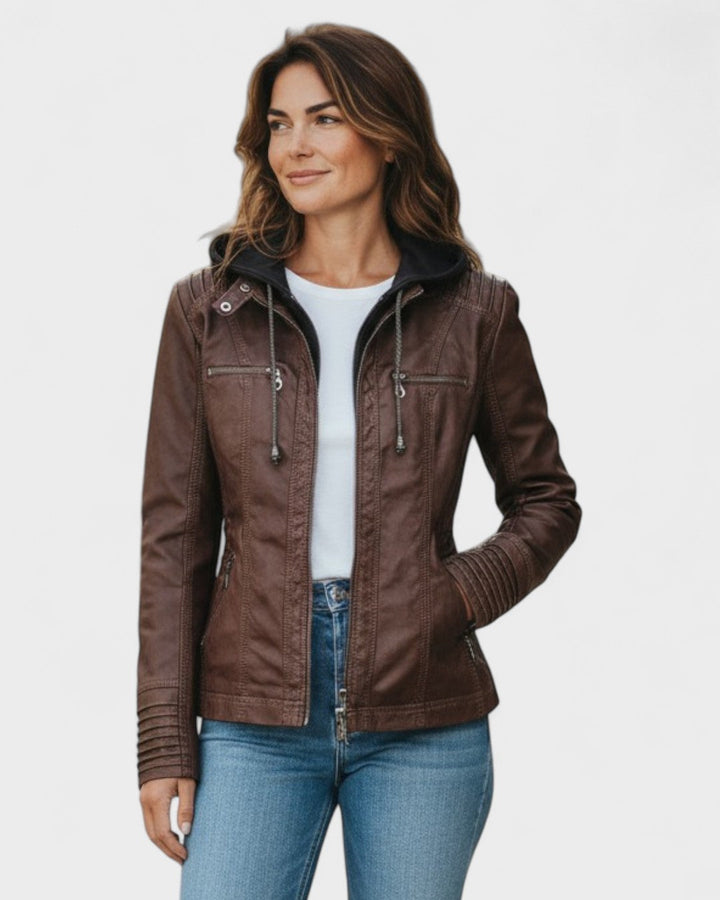 Klára™ | Kožená bunda